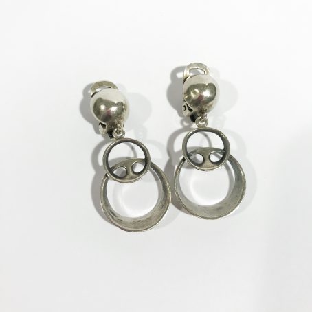 Ottaviani solid silver pendant earrings 