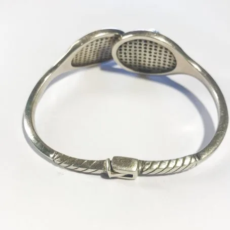 silver bracelet signed Antonio Fallaci designer Gucci details