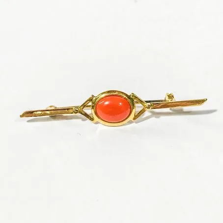 brooch years years 50 with coral