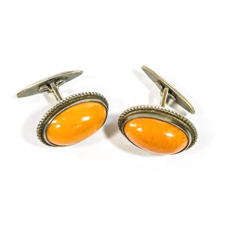 cufflinks with amber