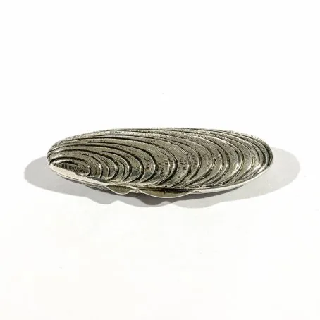 shell shape solid silver pillbox