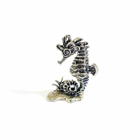 Italian silver hippocampus miniature