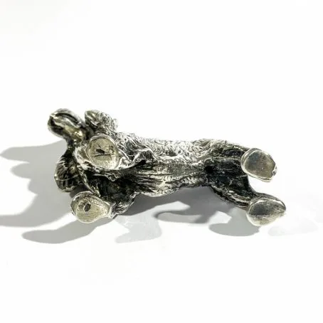 large miniature cocker spaniel in solid silver - Image 7