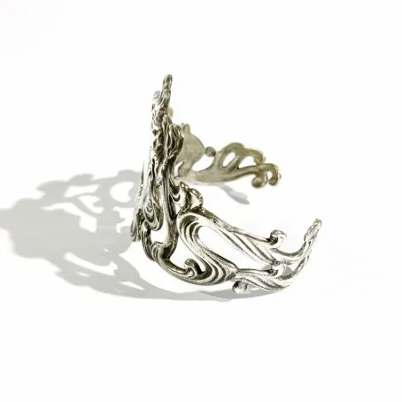 sterling silver Florentine bracelet - Image 3