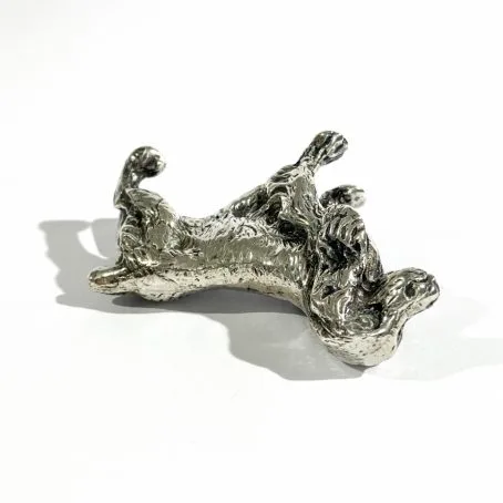 large miniature cocker spaniel in solid silver - Image 4