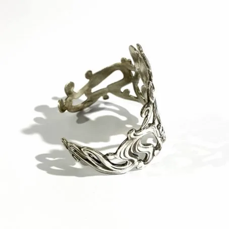 sterling silver Florentine bracelet - Image 5