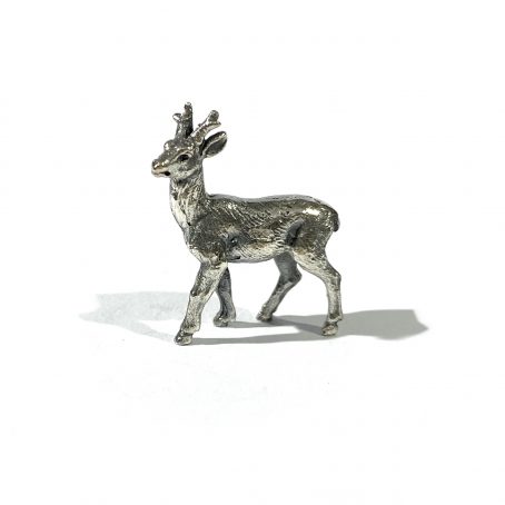 miniature deer in silver