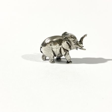 vintage elephant solid silver italian miniature