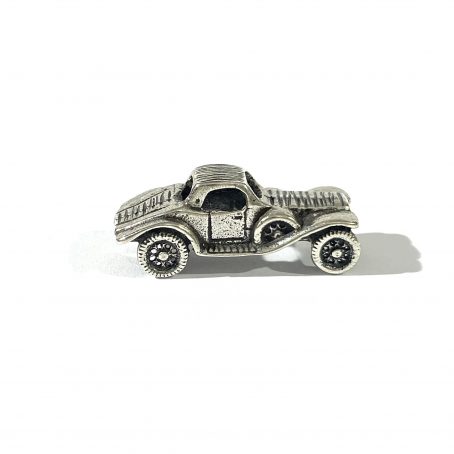 vintage retro car solid silver italian miniature