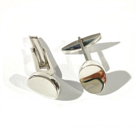 silver shirt cufflinks