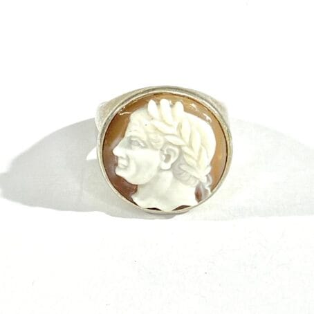 anello chevalier con cammeo - immagine 6