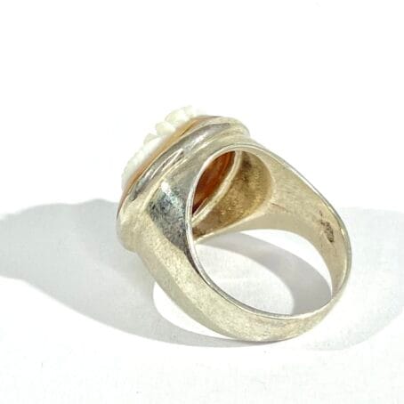 anello chevalier con cammeo - immagine 8