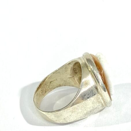 anello chevalier con cammeo - immagine 7