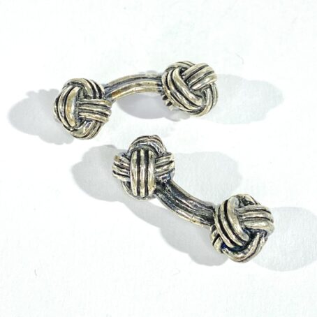 silver shirt cufflinks - Image 3