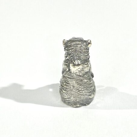 pesante miniatura orso in argento - Image 6