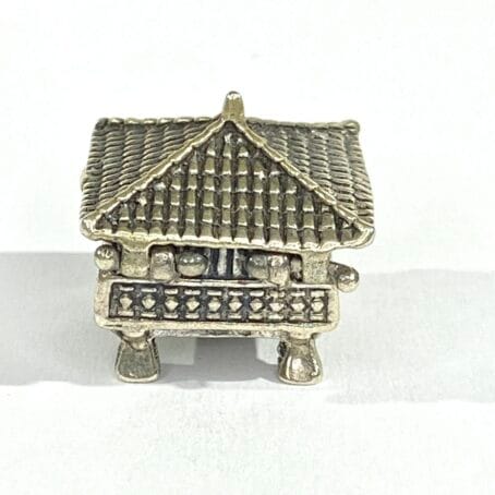 Pillole in silver in the shape of a pagoda violin - Image 11